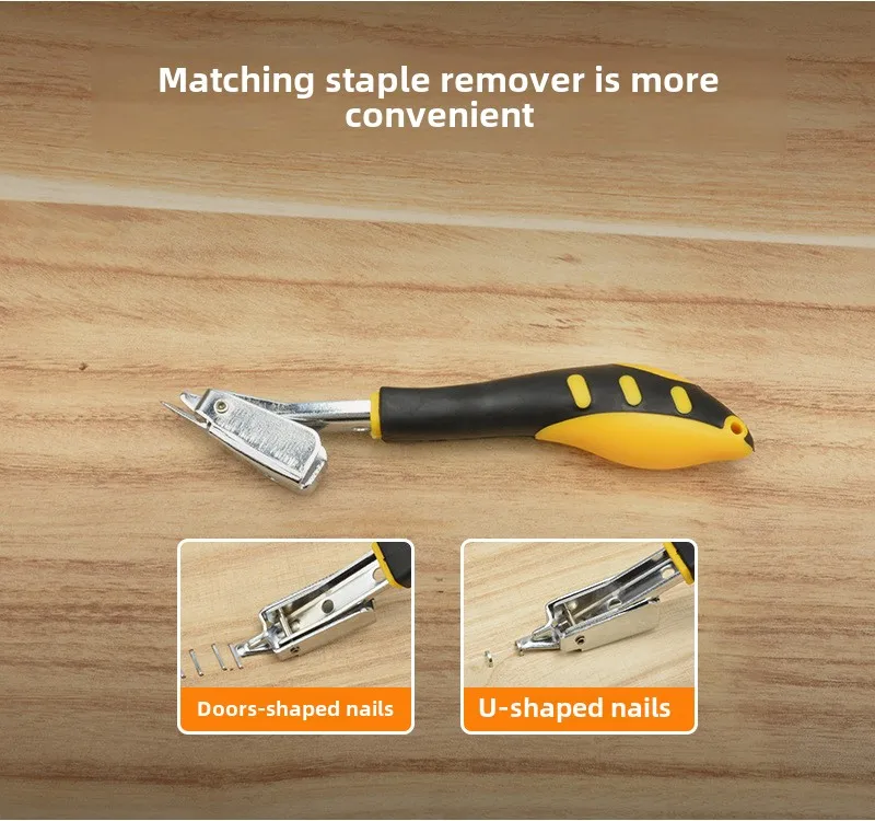 Handmatige nagelschieter Multifunctionele nagelschieter voor drie doeleinden Houtbewerking T-type U-type deurspijkerschieter