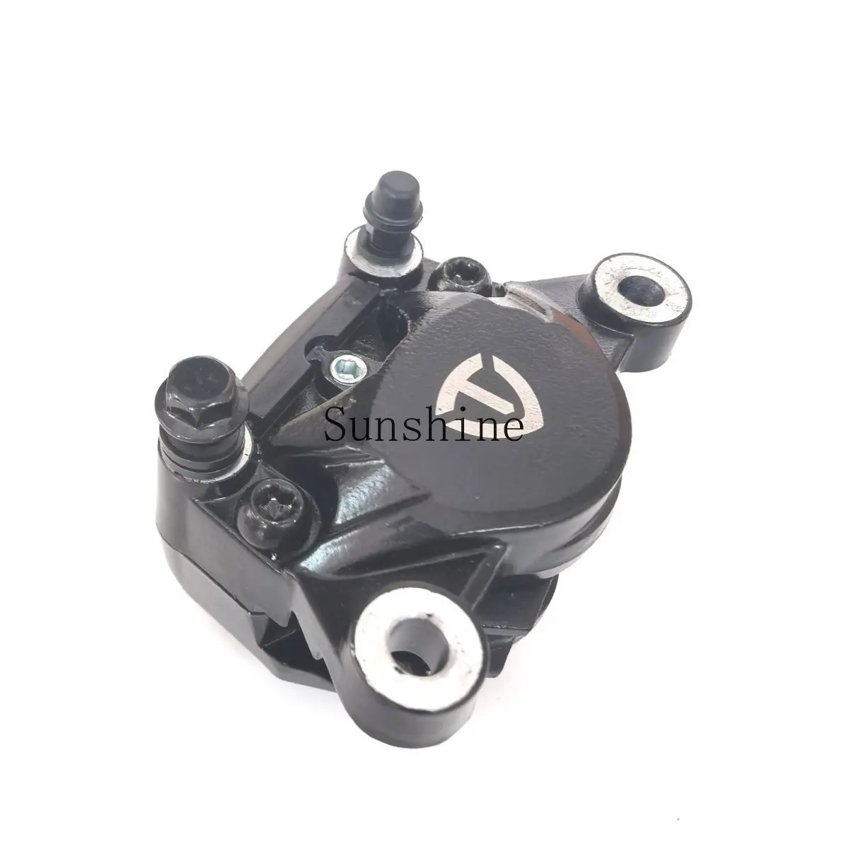 Electric vehicle double piston opposite disc brake lower pump brake lower pump