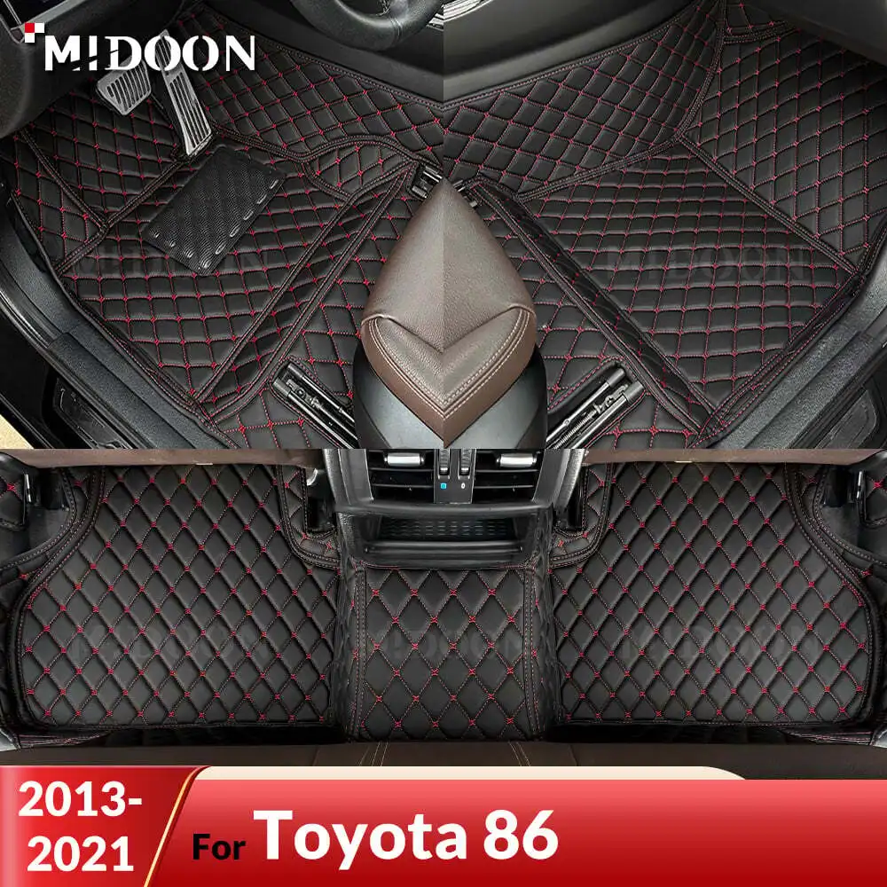 

Автомобильные коврики MIDOON для Toyota 86 2013-2021, индивидуальные подушечки для ног, ковровые покрытия, аксессуары для интерьера