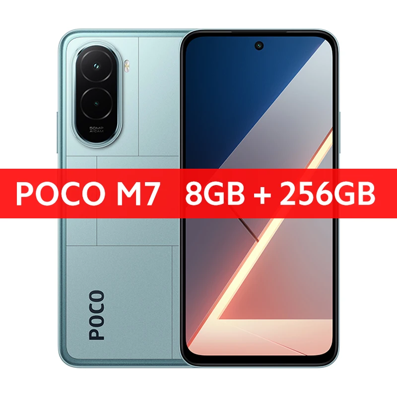 POCO M7 Global Version Smartphone 5G 6.9" 144Hz FHD+ DotDisplay 50MP Camera 7000mAh Battery 33W Fast ChargingNFC Snapdragon® 685
