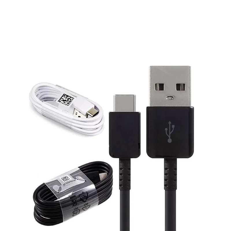 TYPE C Cable 1.2M 2M Fast Charger Data Line For Samsung Galaxy S8 S9 S10 S21 Ultra Note 8 9 10 A54 A53 5G A71 A52 A21S