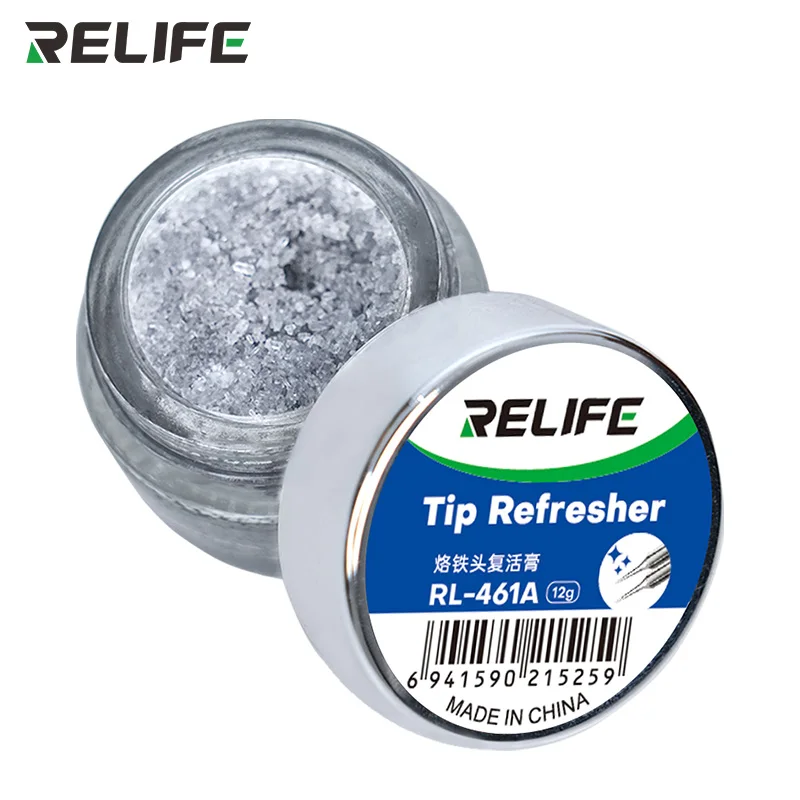 RELIFE RL-461A Soldering Iron Tip Revival Paste Removes Oxides on Contact Surface for Soldering Iron Tip for pcb Charging Port
