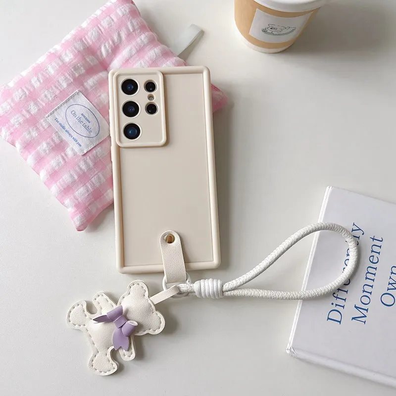 ربطة القوس فيونكة الدب الحبل جراب هاتف ل Tecno Spark 30 9 10 20 Pro Plus 8C 10C 20C 30C شرارة 6 GO 1 S 2025 2024 2023 2022 2021 غطاء