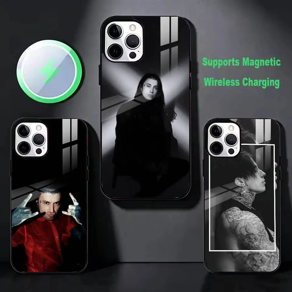 R-Ronnie Radke Singer Rapper Phone Case For IPhone17 16 15 14 13 12 11 Pro Max 16/15/14Plus Wireless Charger Cover