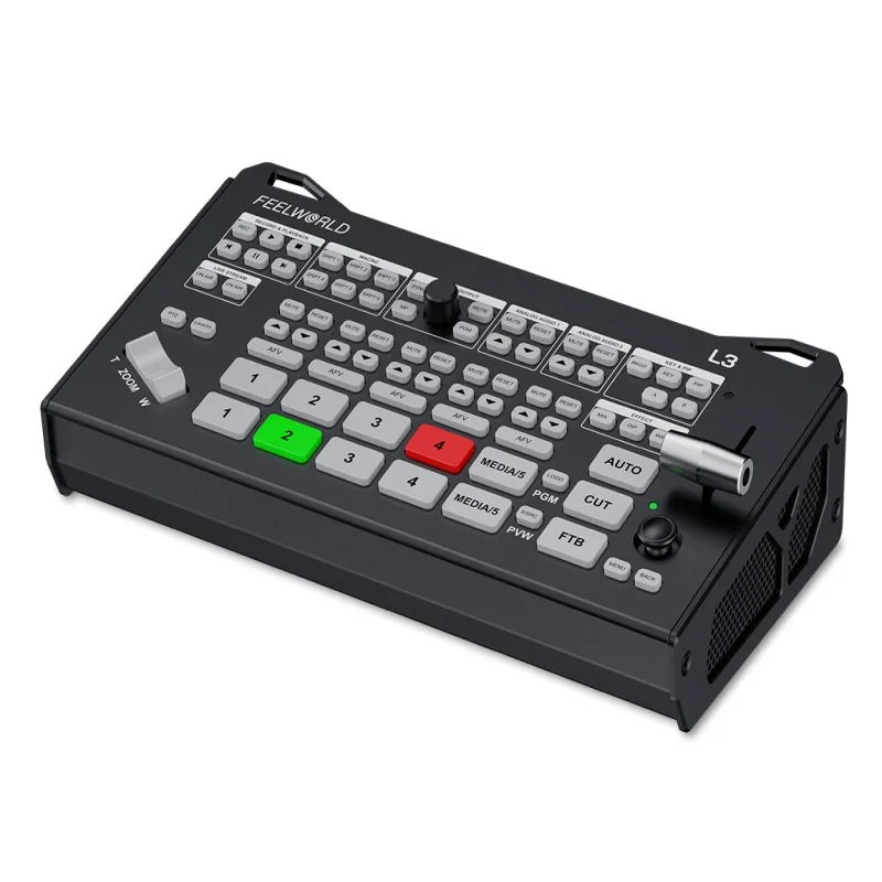 FEELWORLD L3 Multiple Camera Video Switcher Mixer 4K HDMI UVC RTMP Streaming PTZ UVC Camera Control
