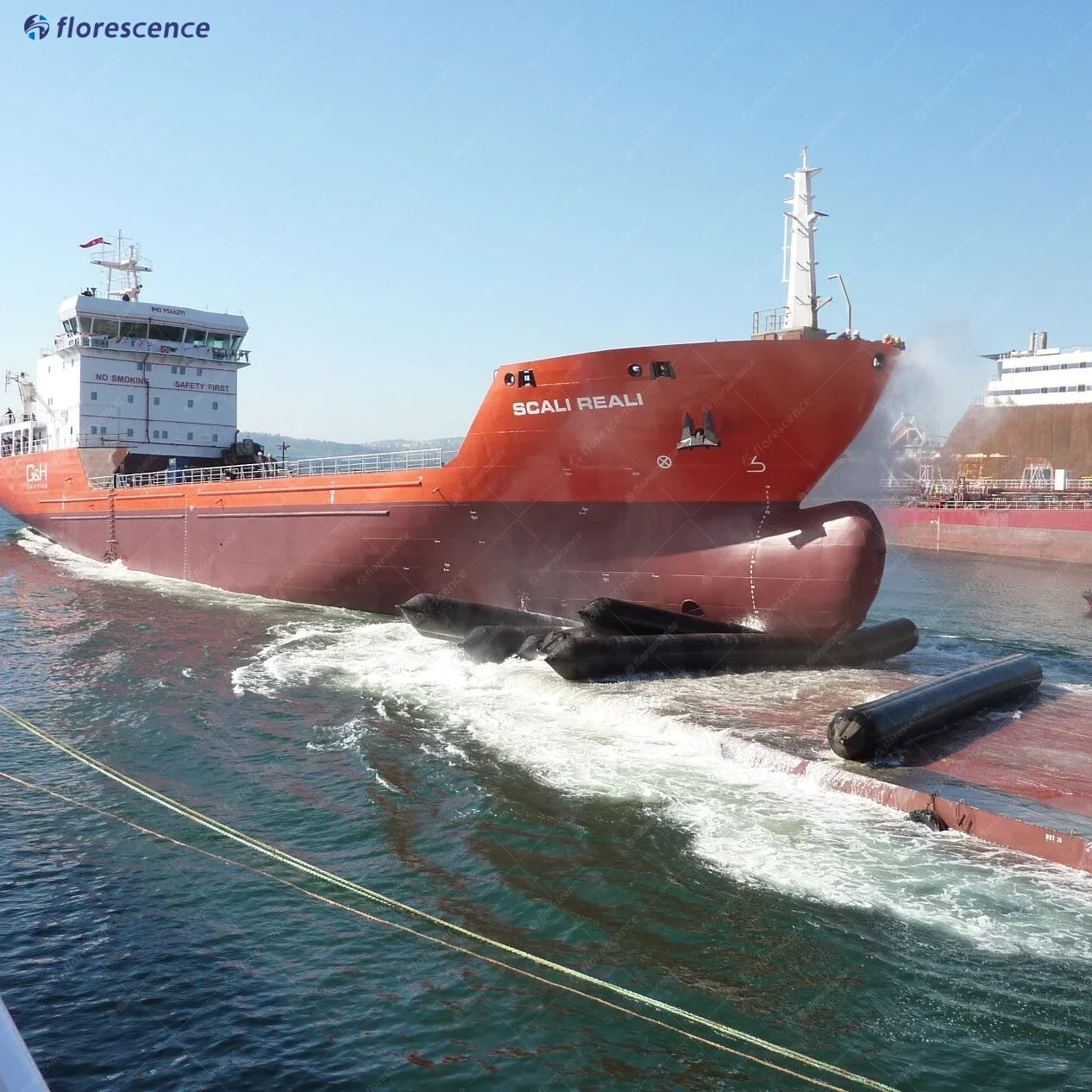 ISO 14409 Standard Inflatable Rubber airbag  Marine Ship Launching Lifting Rubber Marine Airbags for Sale