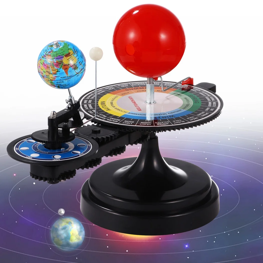 Kit de modelo de sistema Solar, modelo Orbital de sol, tierra, Luna, modelo planetario educativo, experimento científico, modelo de enseñanza de orrería