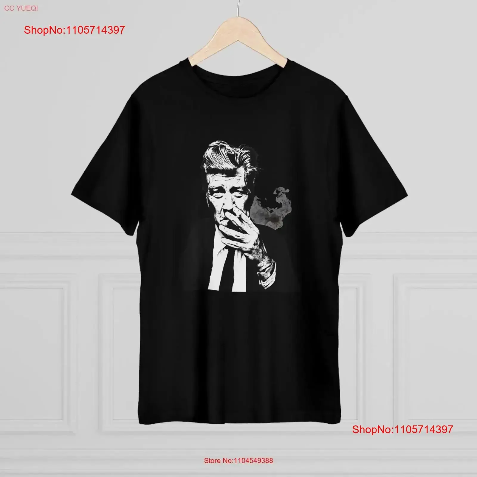 David Lynch T shirt Twin Peaks Fan Retro Movie Film Director Cult Classic vintage Washed fashion Slightly Versatile