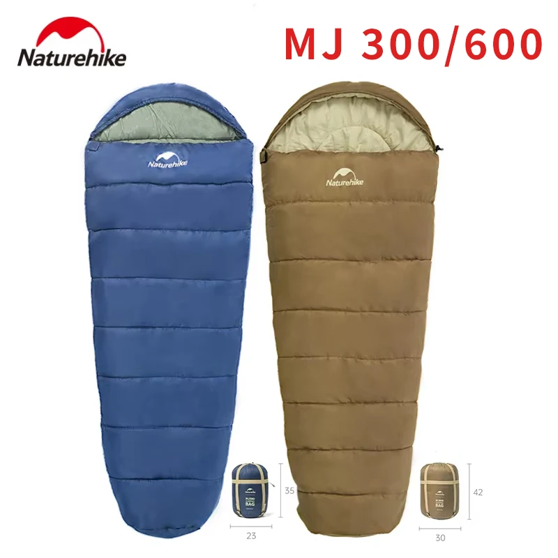 Naturehike Wooden Brocade Mummy Cotton Sleeping Bag Moisture-Proof Anti Splash Adhesive Skin Not Stuffy Sweat Free Large Sleepin