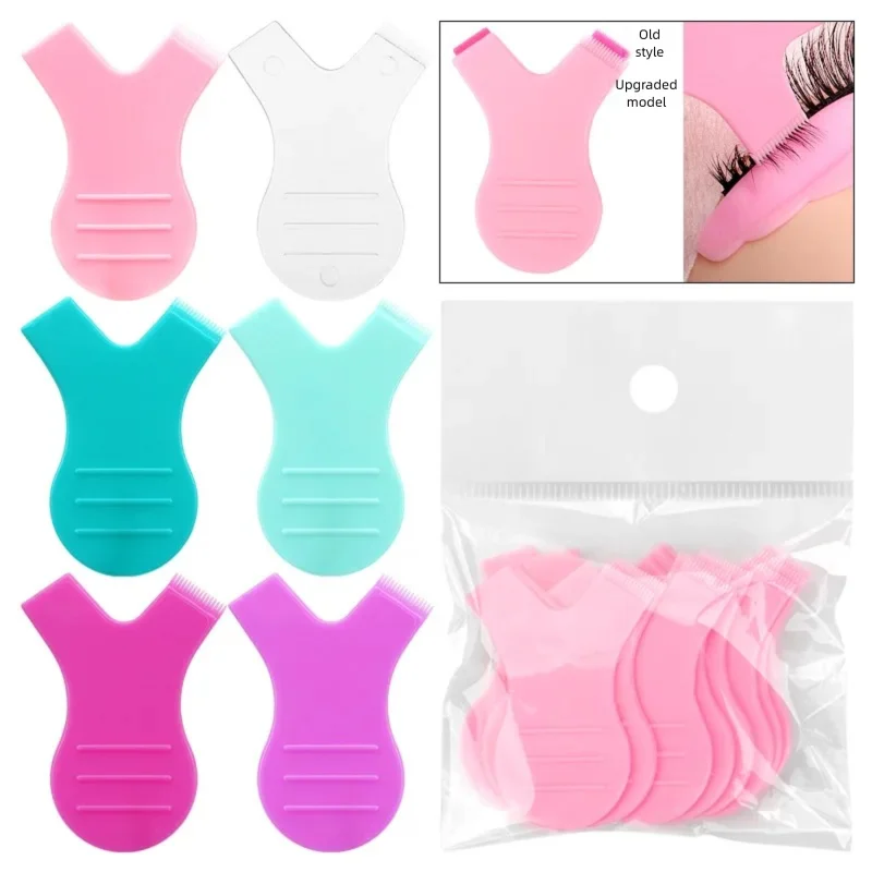 10pcs Y Shaped Eyelash Makeup Brush Eyebrow Comb Lash Extension Micro Brushes Eyelashes Lifting Combs Microbrush Beauty Tool