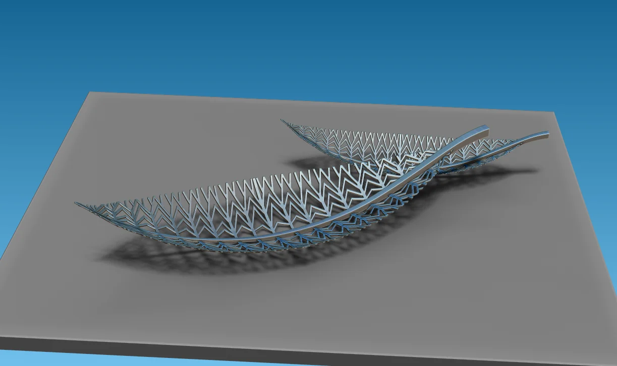 ที่กําหนดเองที่ทันสมัยรูปปั้นเหล็กกลางแจ้งศิลปะสมัยใหม่สวนตกแต่งCutoutสแตนเลสใบเมืองประติมากรรม