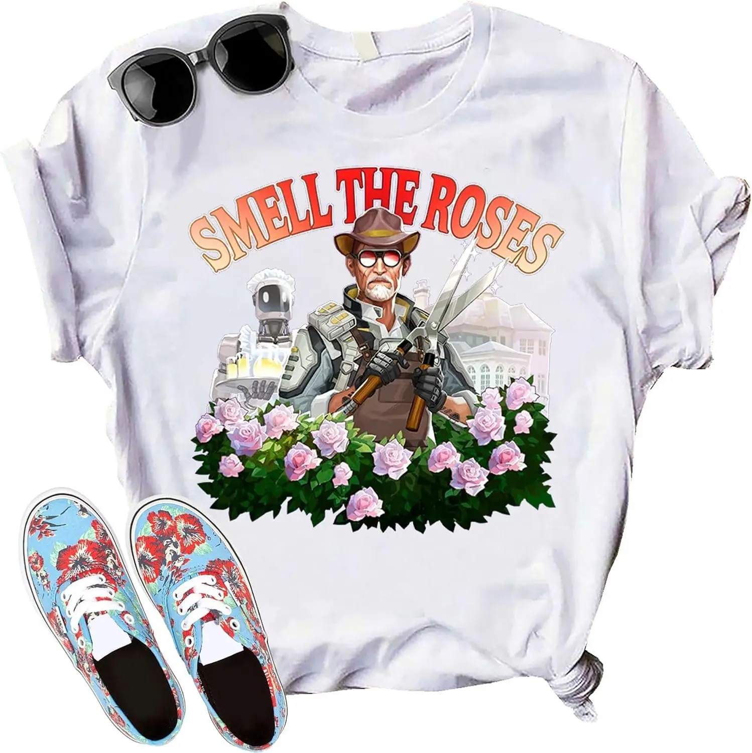 Holospray Ballistic Smell The Roses T-Shirt, Apex Ballistic Shirt, Legend Ballistic Shirt,