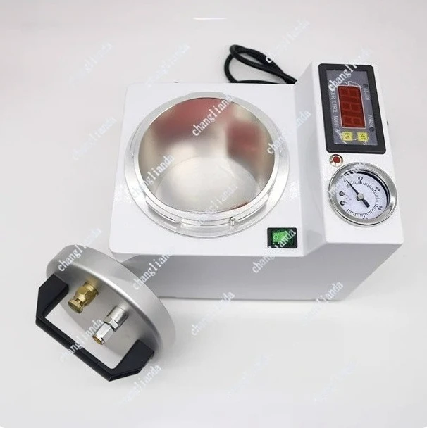 Portable Dental Polymerizing Pressure Pot, AutomaticDigital Curing Pot for Dental Lab Silicone Polymerizer