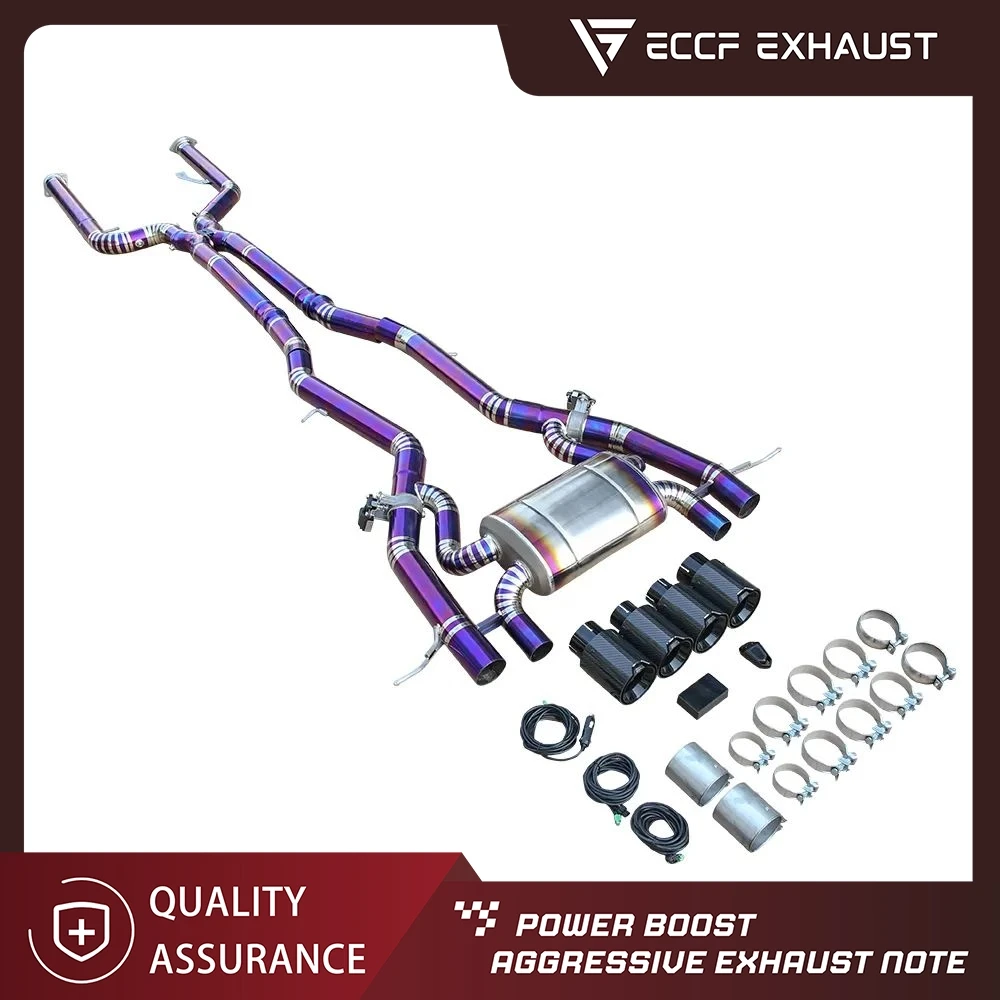 

ECCF Titanium Catback Exhaust System for BMW M3 G80 M4 G82 Aggressive Exhaust Sound Performance Upgrade Easy Installation