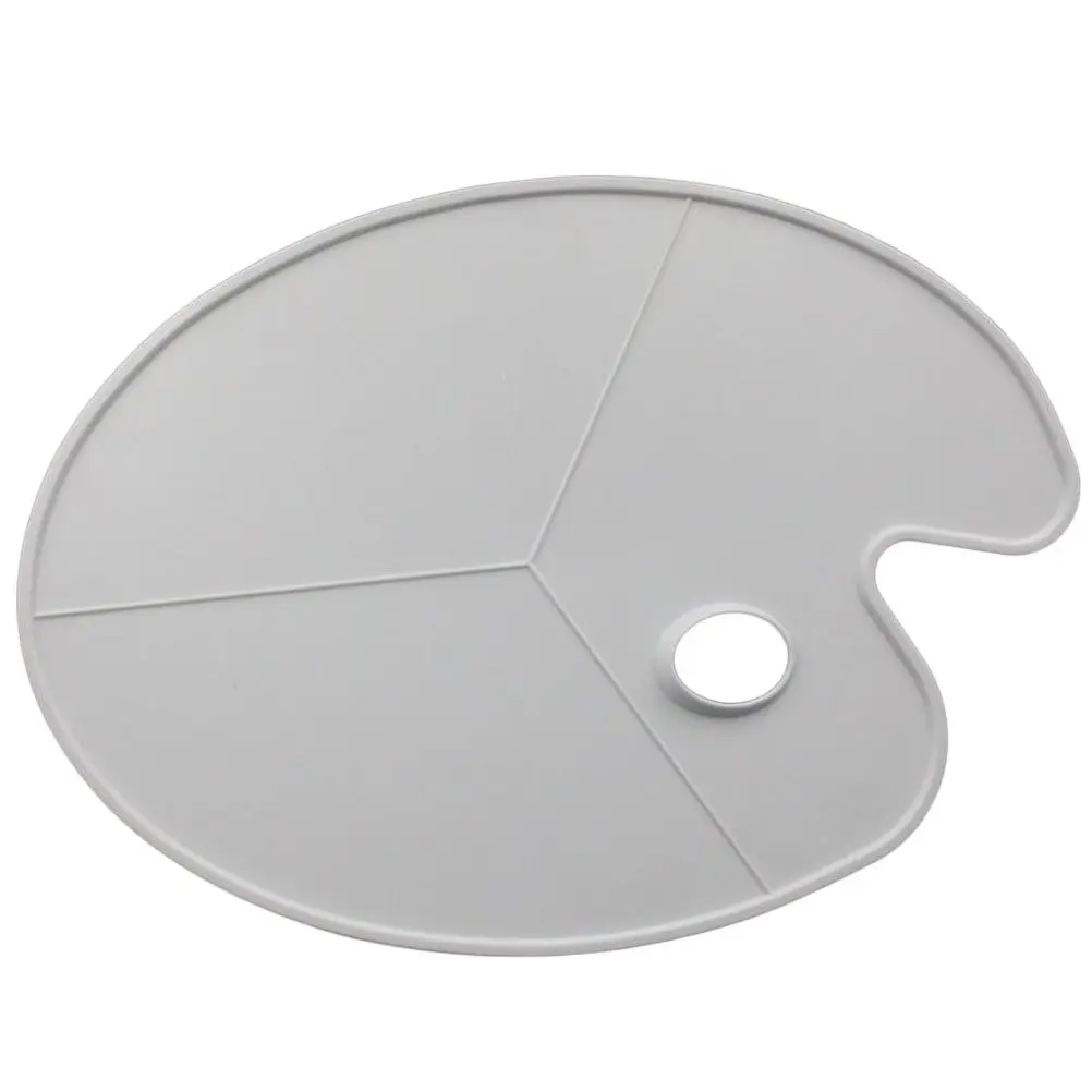 Art Watercolor Painting Mixing Palette Tray Plastic Halloween Christmas Palette For Painting Paint Palette Tray Oval