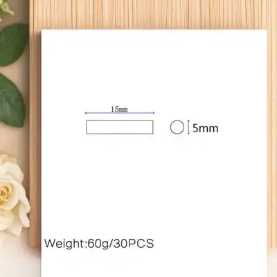 

30 pcs Pickup Core Slug Pole Rods Steel Polg Humbucker Slugs Bobbin Replacement Accessories for Electric Guitar Bass DIY