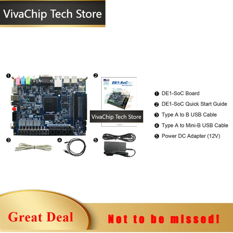 VivaCTDE1-SOC Cyclone V SoC FPGA Development Board, Send The Original Supporting Materials
