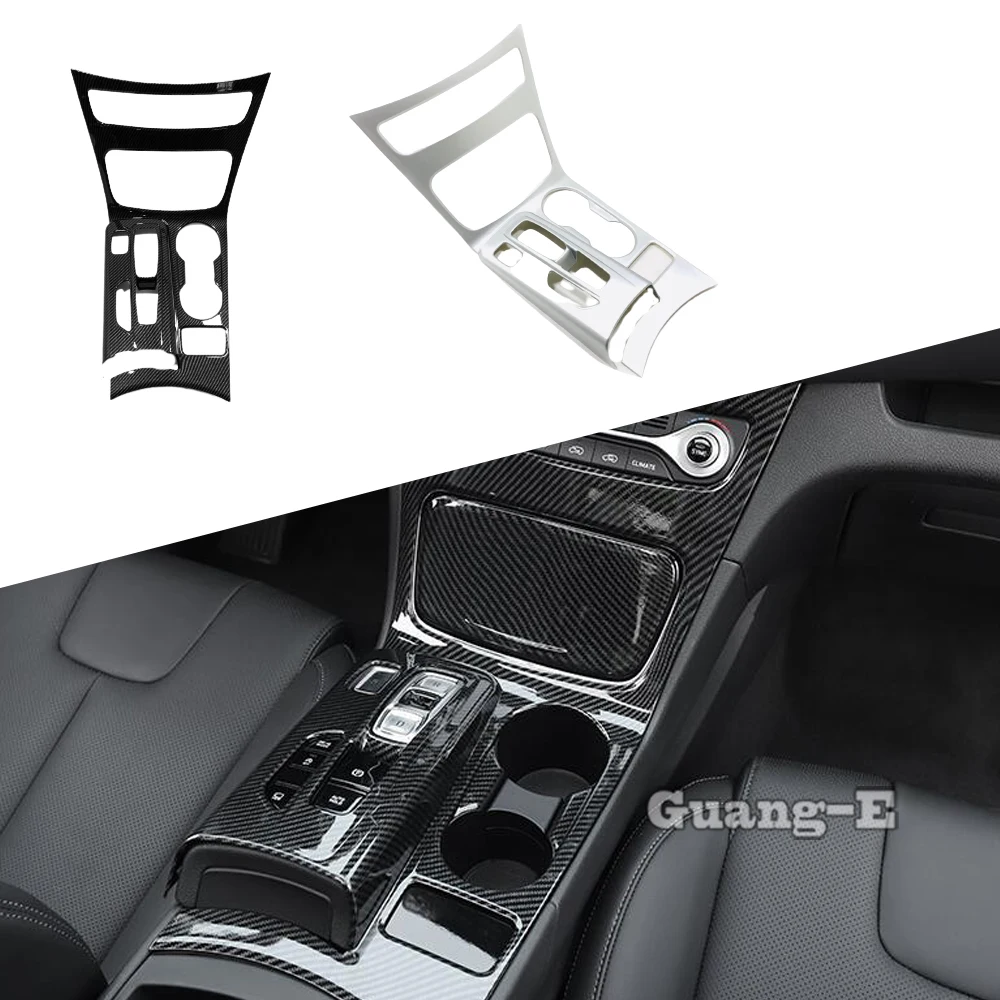 

Sticker Armrest Box Storage Handbrake Shift Stall Paddle Cup Switch Frame Trim For Hyundai Santa Fe SantaFe 2019 2020 2021-2024