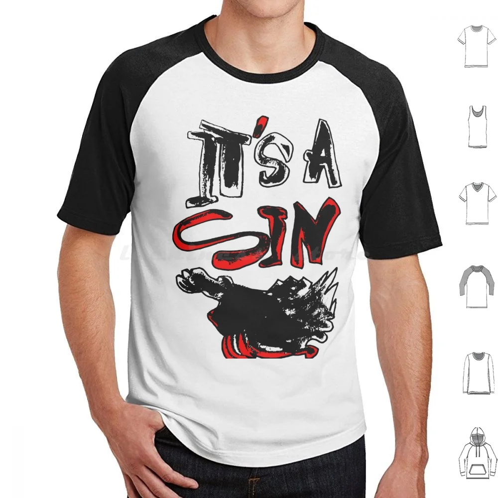 Es un pecado camiseta hombres mujeres niños 6xl es un pecado La música tienda de mascotas niños Pop realmente oportunidades electrónicas por favor 80s niño
