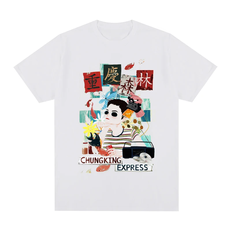 Chungking express Wong Kar-wai Vintage T-shirt Film Klassische Chinesische Baumwolle Männer Neue T T-SHIRT Frauen Tops