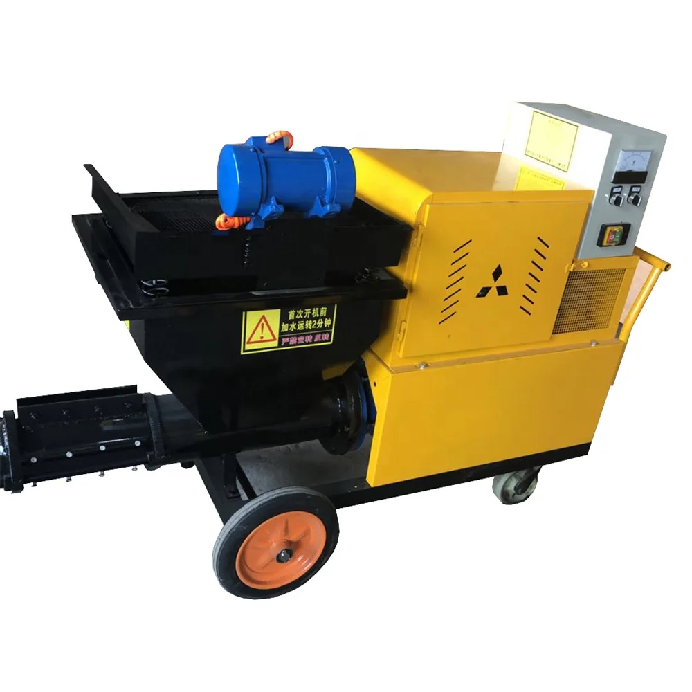 Spraying Machine Cement Mortar Mixing Pumping Screeding Grouting Spraying Wall Plastering Rendering Machine
