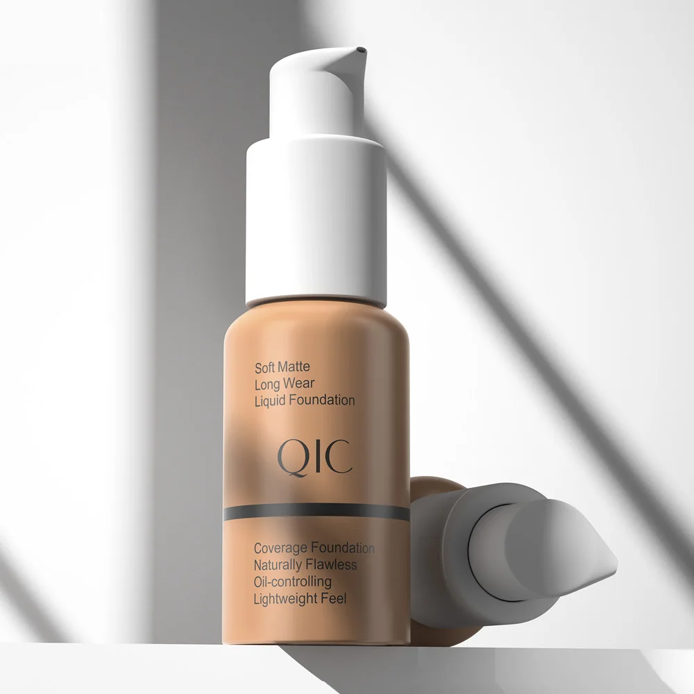 QIC Makeup Skin Evolution Liquid Foundation Oil-Control Face Make Up Concealer Brighten Highlighter Bronzer Corrector Cream