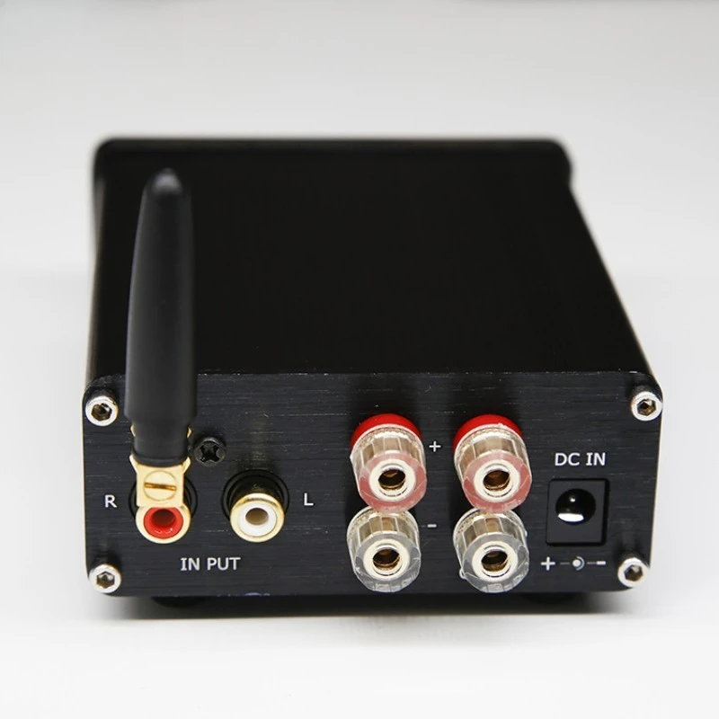 Bluetooth 5.0 Audio Amplifier 100W×2 2 Channel Stereo Treble Bass Tone Control Hardware Fitting