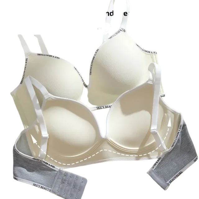 

10CM Ultra Thick Push Up Bra for Small Chest Seamless Wireless Lift Anti-Sagging Bra Soft Support Side Fat Control KUCLUT