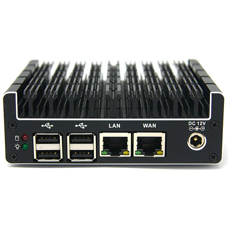 Partitore NUC Mini PC Intel Celeron J3160 J3060 4 x Intel i211AT Nic X86 Router morbido per computer Supporto server Linux Pfsense AES-NI
