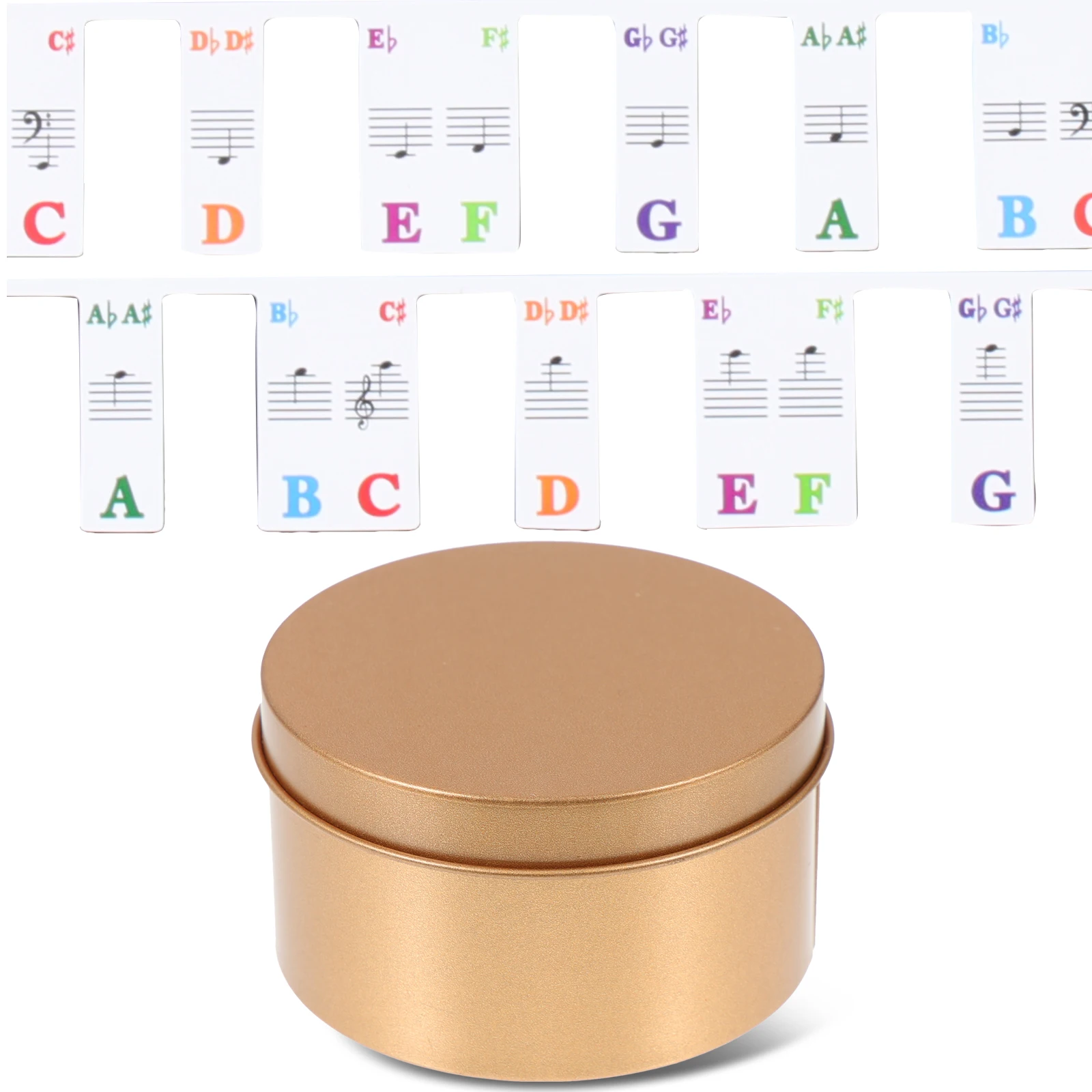

Piano Stickers Key Labels Keyboard Accessories Note Removable Notes Guide Child