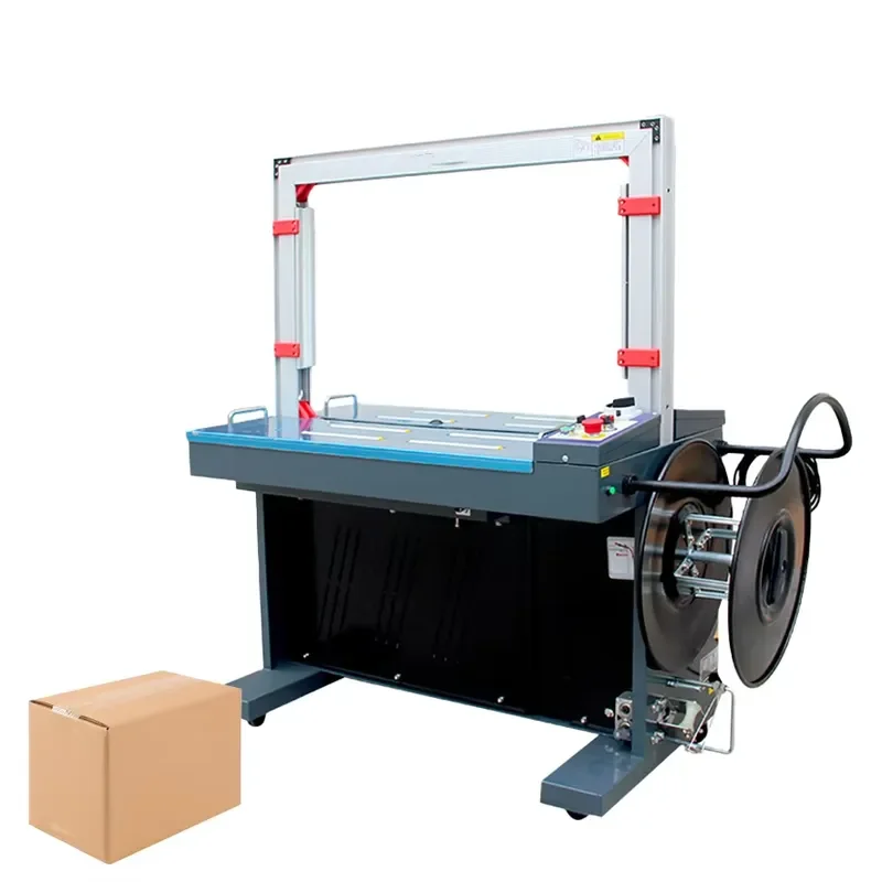 High Speed Automatic Carton Binding Machine with Automatic Belt Feeding and Heat Sealing Functions