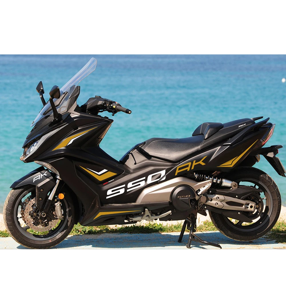 FOR KYMCO AK550 AK 550 AK-550 Modified Body Left Right Creative Sticker Pedal Waterproof Decoration Stickers 5