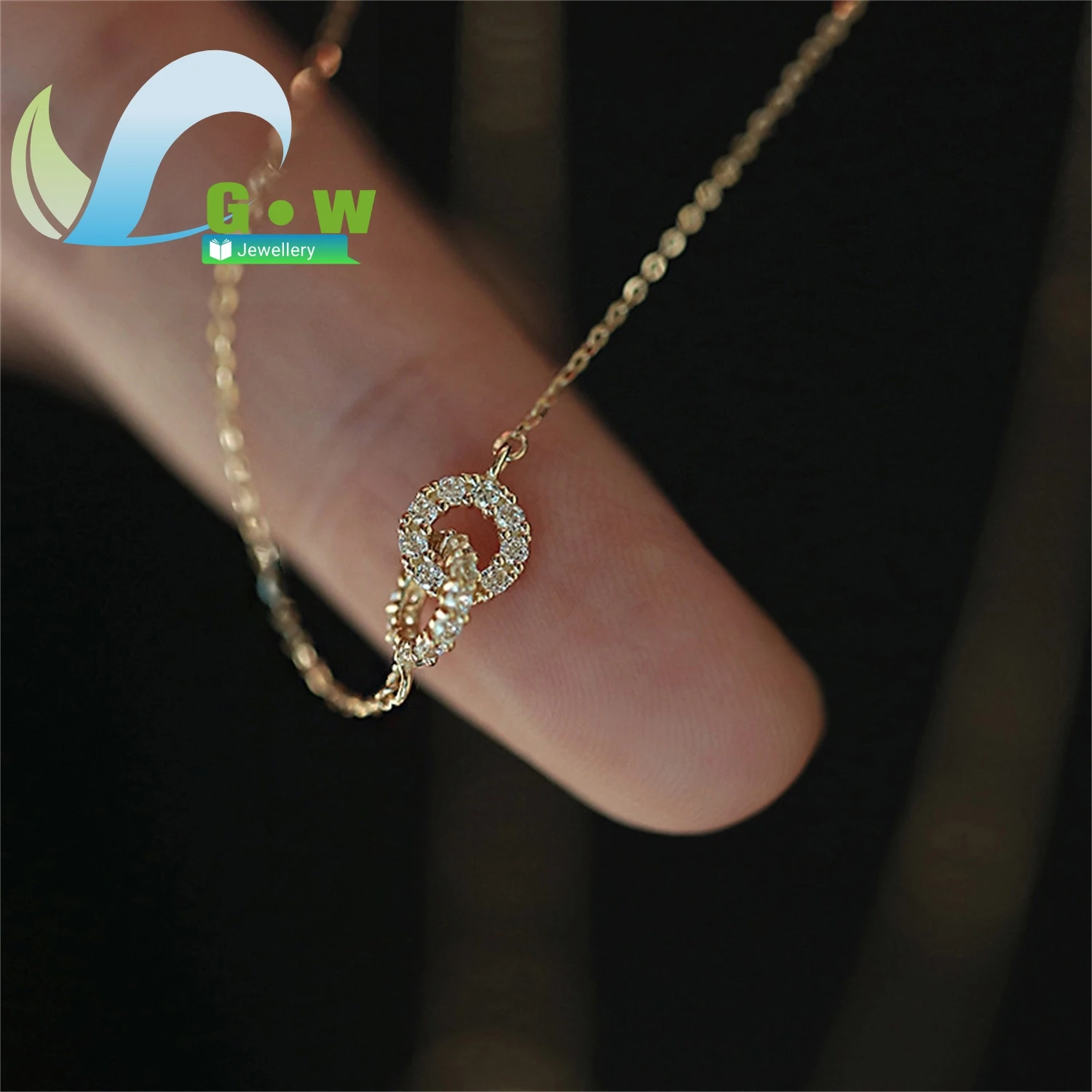 

Настоящая позолоченная элегантная цепочка на ключицу, женская маленькая ниша, дизайн, тонкая талия, ожерелье с двойной петлей, индивидуальное минималистское модное ожерелье