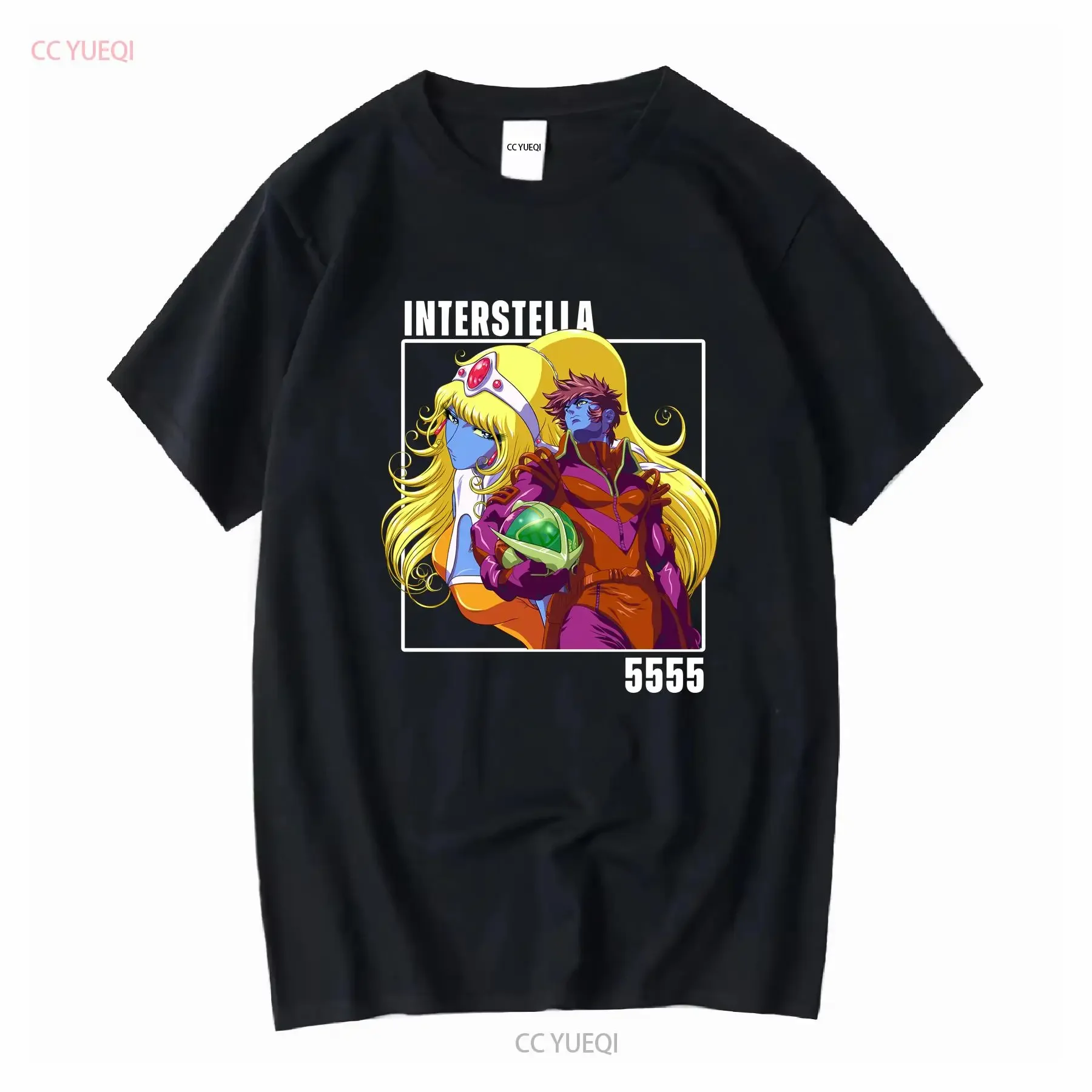 

Детская футболка из джерси Daft Punk Interstella 5555, винтажная стираная мягкая модная универсальная стильная футболка с эластичным рисунком