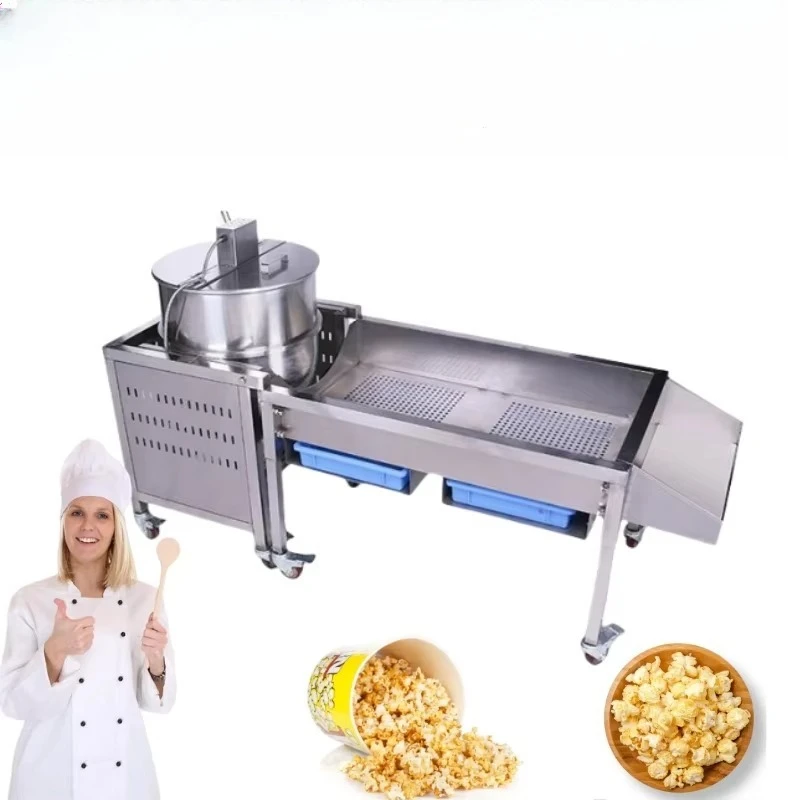 Automatic Commercial Mini Gas Professional Popcorn Maker Caramel Popcorn Machine Snack Bar