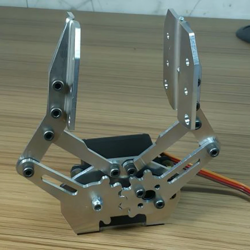 68 มม.เปิดโลหะหุ่นยนต์ Claw Manipulator Gripper Mechanical Arm Clamp MG996 เซอร์โวสําหรับ Arduino DIY โครงการ STEM อะไหล่ของเล่น