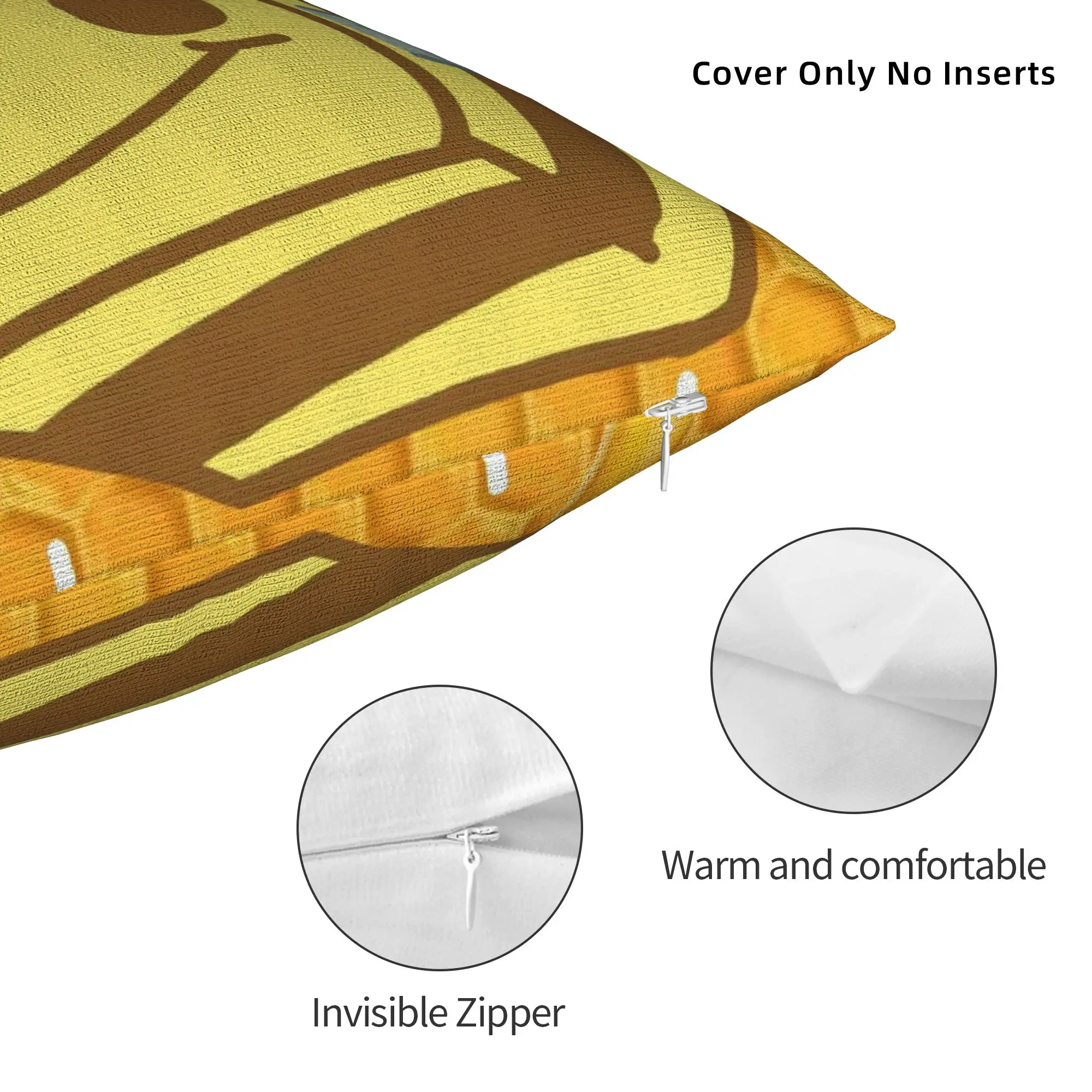 Bee Swarm Simulator BSS Game Pillowcase Printed Polyester Cushion Cover Decoration Cartoon Throw Pillow Case Cover Home Zipper