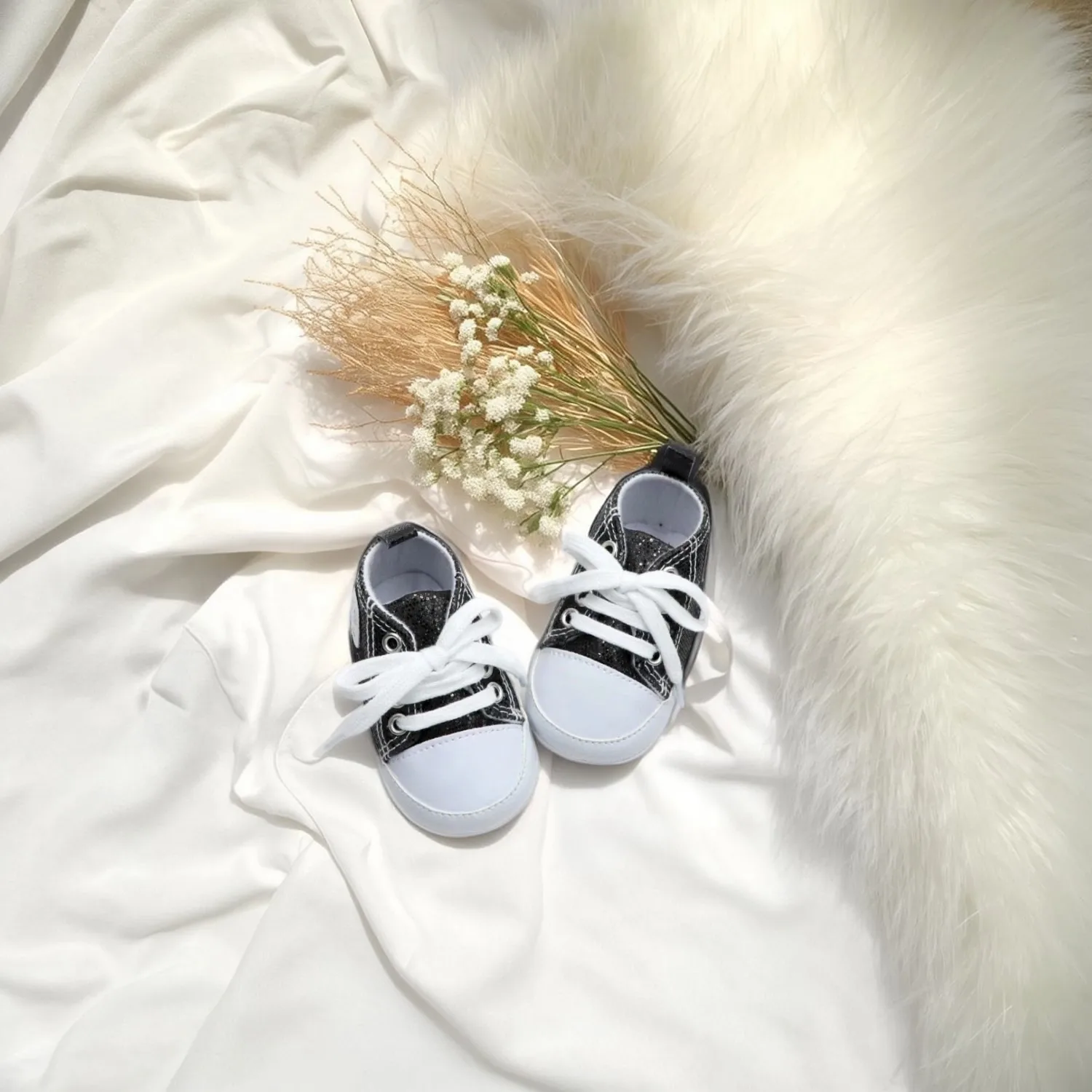 

RABEISIR baby shoes canvas shoes baby walking shoes 0-6-12-18 moon slice style anti slip breathable