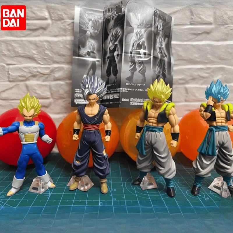 Bandai Original 4 Uds Gashapon HGミンemmingš02 GOKU juguetes de edición especial para niños regalo adornos de modelos coleccionables