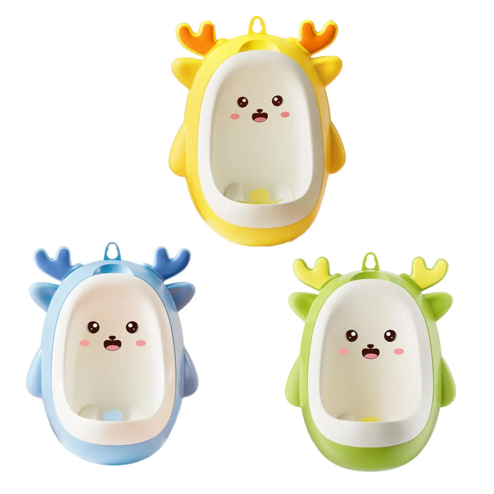 Urinal Pee Trainer with Aiming Target Cartoon Children Potty Urinal Potty Trainer Urinal for Kids Baby Toddlers Boys Child