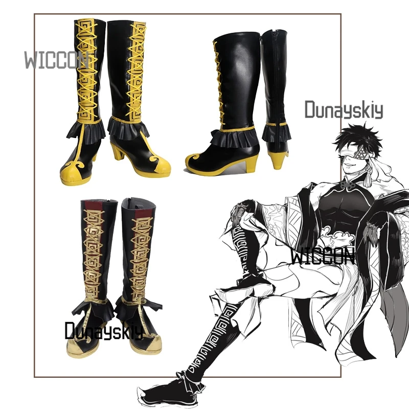 

Shuumatsu аниме No Valkyrie Record Qin Shi Huang ботинки для косплея сапоги на высоком каблуке с плоской подошвой для фанатов подарок карнавала Ragnarok