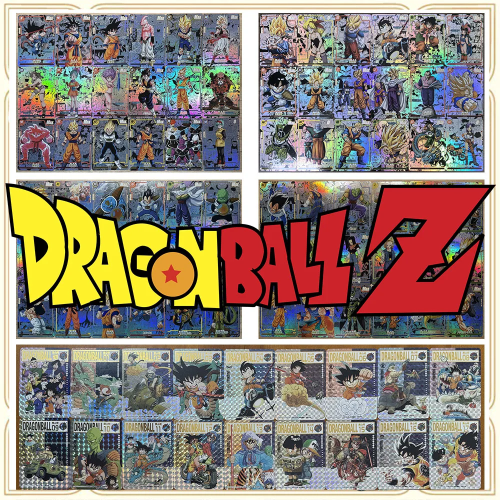 Anime Dragon Ball DIY ACG Son Gohan Krillin Bejita Yonsei Gogeta Advanced Sparkling Collectible Card Christmas Birthday Gift