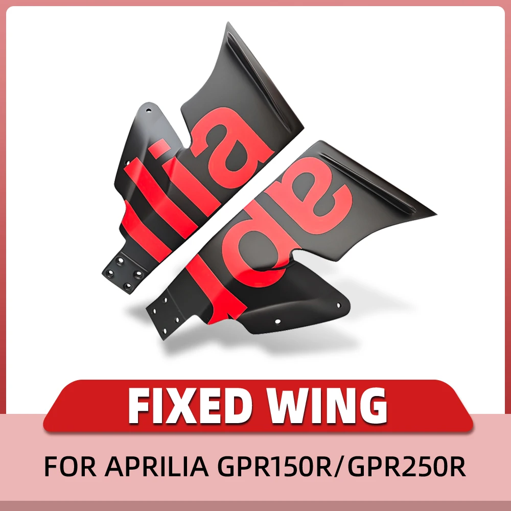 

Motorcycle Fixed-Wing Underwing, Aerodynamic Front Wing Kit For Aprilia GPR150R GPR250R Ultra Lightweight ABS Material