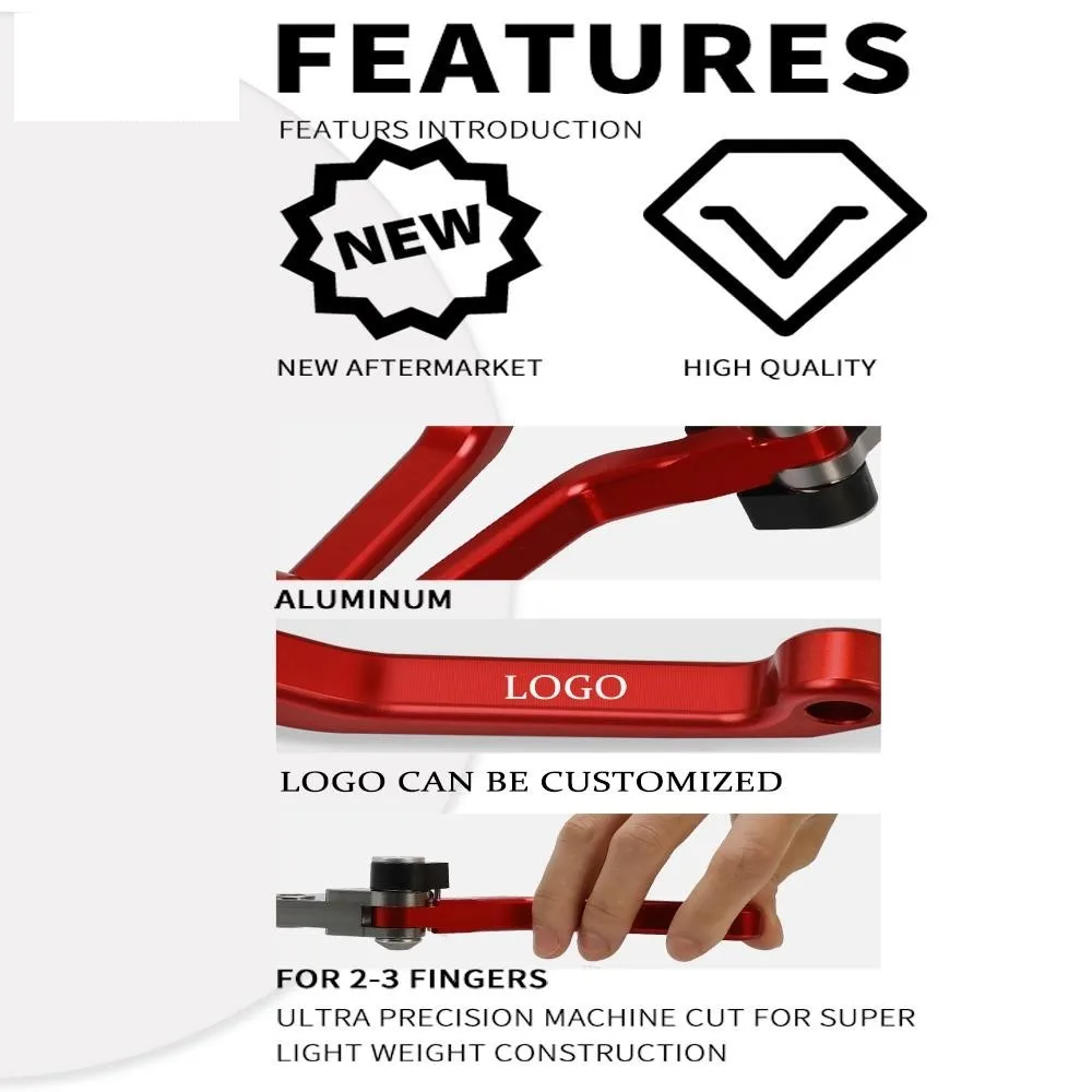 For SHERCO SE300 2014 2015 2016 2017 2018 2019 2020 Motocross Foldable Pivot Dirt Bike Aluminum Brake Clutch Levers Handle Lever - Image 4