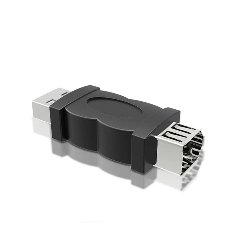 Firewires IEEE1394 6Pin Female to USB Male Adapter for Effortless Device Setups D2RC