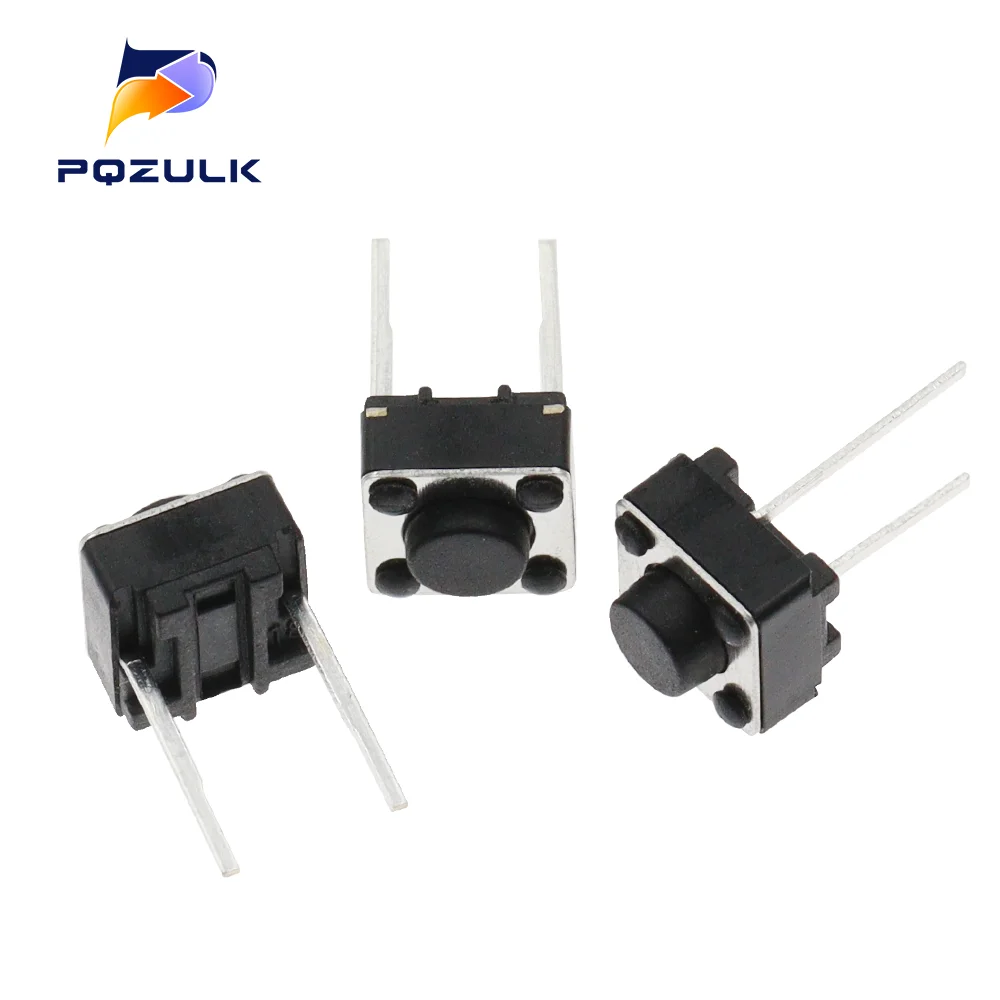 20PCS Middle 2pin 6x6x4.3/5/6/7/8/9/10mm Switch Tactile Push Button Switches 6*6*4.3 6*6*5 6*6*6 6*6*7 6*6*8 6*6*9 6*6*10