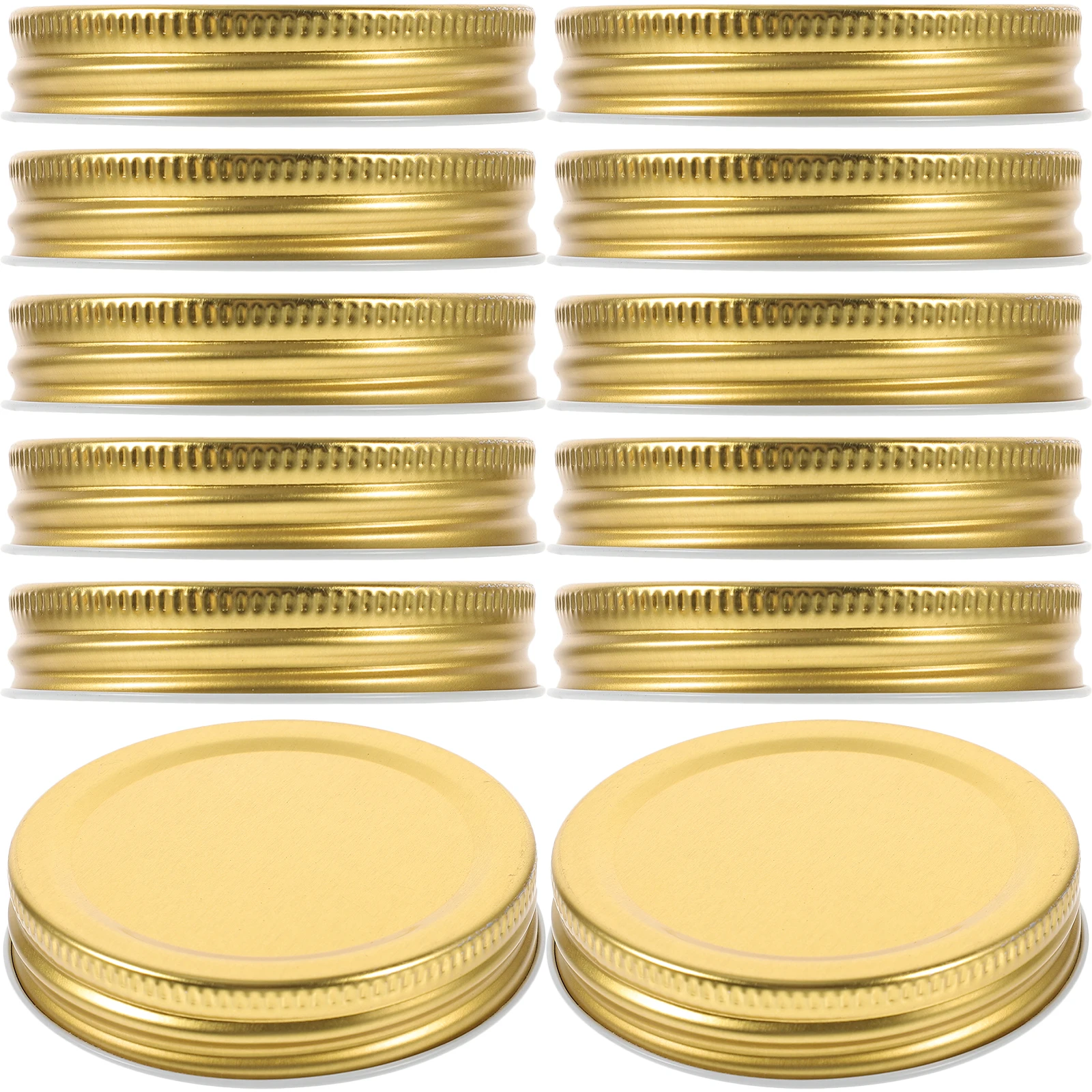 10 szt. Pokrywek do słoików 70mm z regularnym otworem, metalowe pokrywki do konserwowania, szczelne, uniwersalne, do dżemów, galaretek, marynowanych warzyw