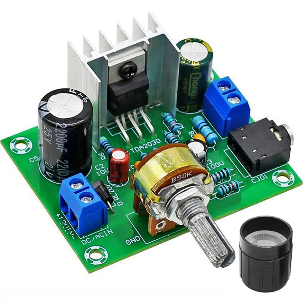 L77A TDA2030A Power Amplifier Board Finished High Fidelity Mono Wide Voltage 12V Single Power 15W Digital Audio Module