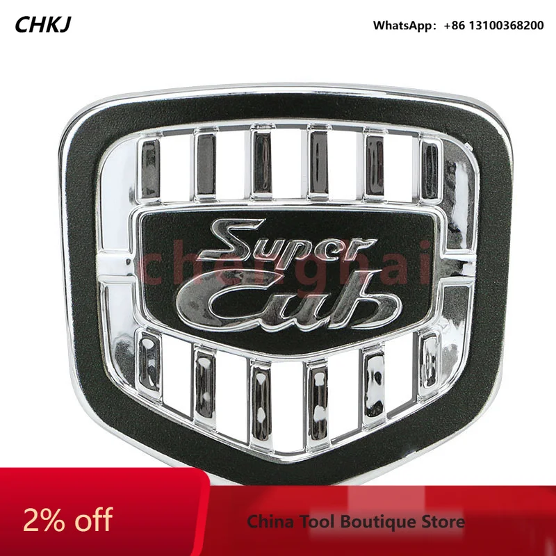 3D Motorcycle Decoration Stickers Moto Plating for Honda Super CUB C70 90 110 C125 CT125 Emblem Badge Decals Cafe Racer Modified