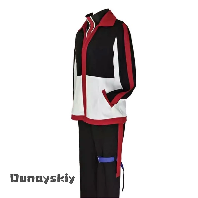 Limbus Company Yuli Cosplay Costume aBcAzO@Daily Outfit Anime Character Roleplay Outfit Earring Prop Hair Tie Halloween Red Suit - view 4
